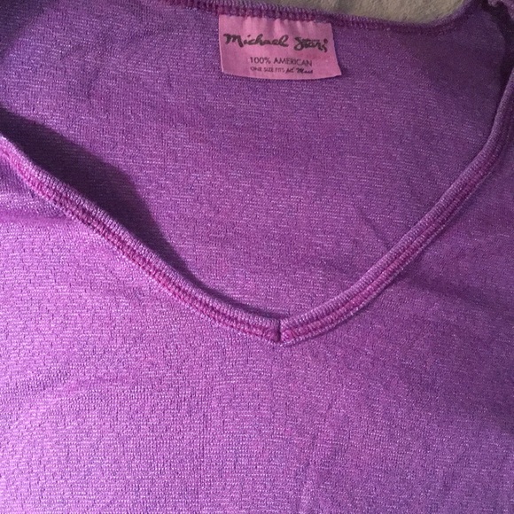 Michael Stars Shimmery Tee - Picture 5 of 5
